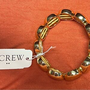 Jcrew gold stretch bracelet